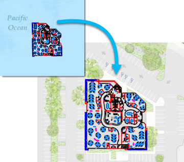 地理配准 CAD 工程图