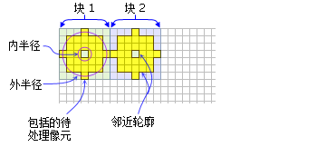 BlockStatistics 函数的 NbrAnnulus 邻域