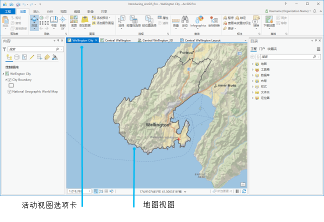 ArcGIS Pro 用户界面