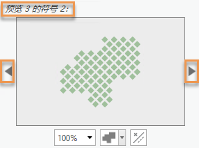 文本突出显示选定符号数量的符号预览窗口