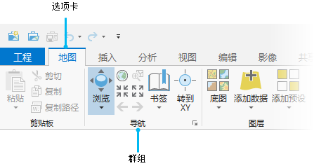 ArcGIS Pro 功能区