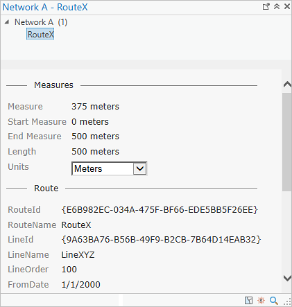 Identify Route dialog box