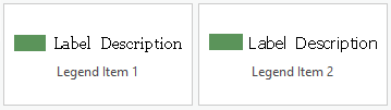 两个示例图例项样式项目