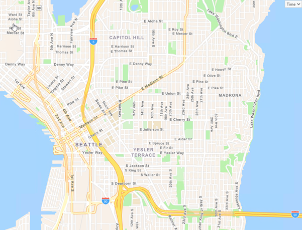 来自 HERE 的 StreetMap Premium 地图数据集