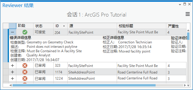 要素结果视图