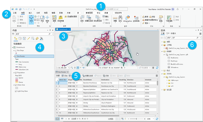 ArcGIS Pro 用户界面