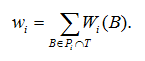 formula for weight of the site