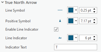 True North Arrow options