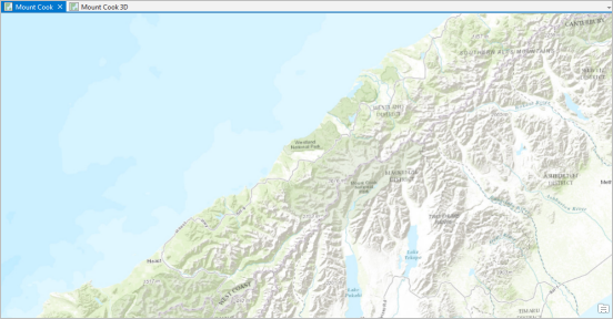 奥拉基/库克山国家公园地图