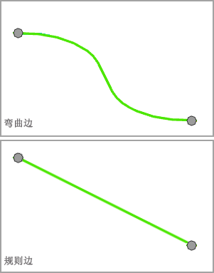 力导向 - 边显示类型