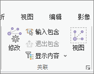 公共设施网络选项卡上的关联组