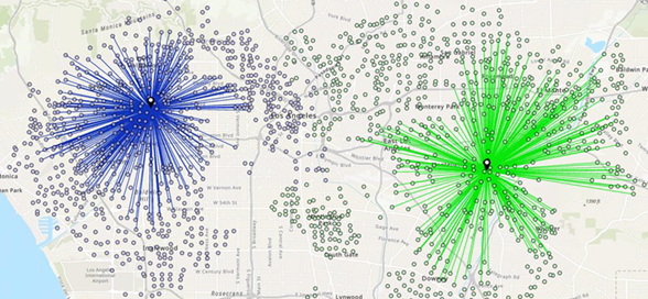 Output desire lines from tool.