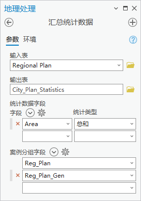 汇总统计数据工具