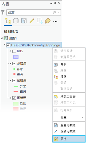 访问已发布为 Web 要素图层的拓扑的属性 访问已发布为 Web 要素图层的拓扑的属性