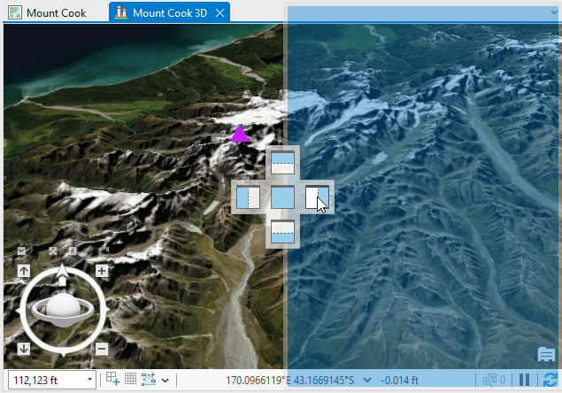 悬停在停靠目标上的鼠标指针 悬停在停靠目标上的鼠标指针