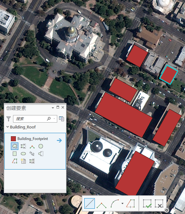 在透视模式下创建要素 在透视模式下创建要素