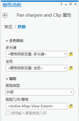 栅格函数模板参数 栅格函数模板参数