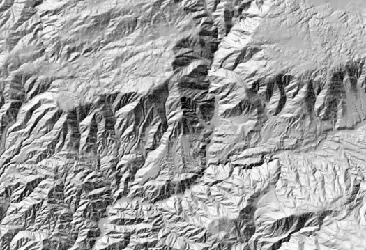 传统山体阴影 传统山体阴影