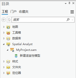 适宜性建模器目录结构示例 适宜性建模器目录结构示例