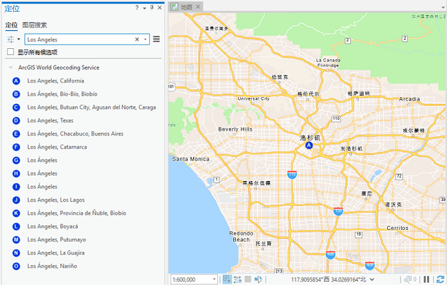 在地图上查找地点(地理搜索) 在地图上查找地点(地理搜索)