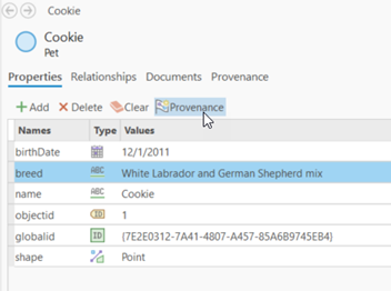 单击属性列表顶部的“出处”按钮打开“添加属性”对话框。 单击属性列表顶部的“出处”按钮打开“添加属性”对话框。