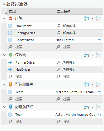 将列出所有路径过滤器。 将列出所有路径过滤器。