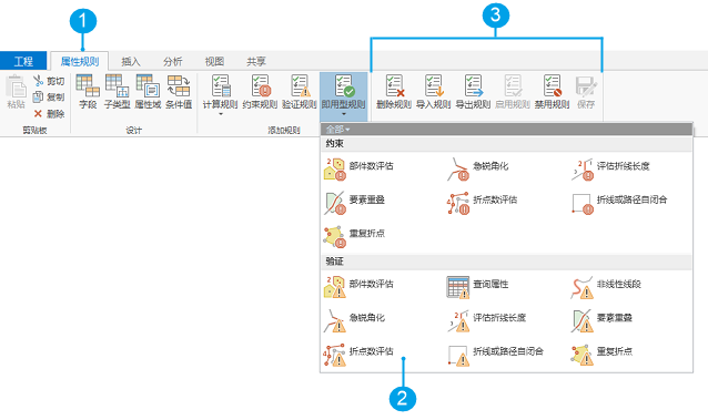 属性规则选项卡 属性规则选项卡