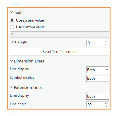 尺寸注记属性 尺寸注记属性