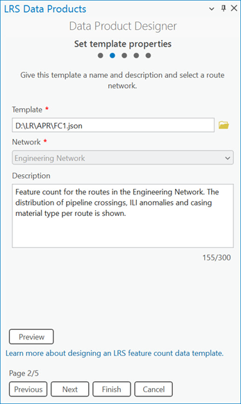 模板属性在“设置模板属性”页面中设置。 模板属性在“设置模板属性”页面中设置。