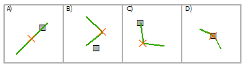 使用点来选择线 使用点来选择线