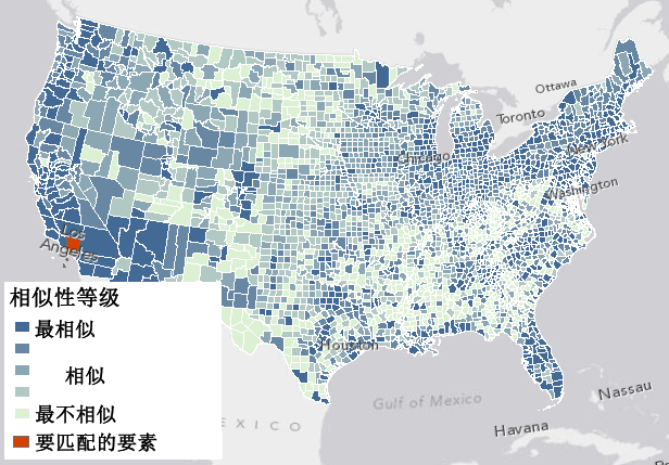 等级相似性地图 等级相似性地图
