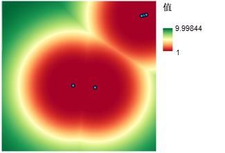与现有学校的分级距离 与现有学校的分级距离