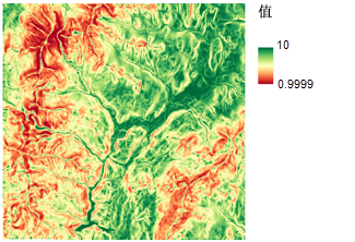 分级坡度栅格 分级坡度栅格