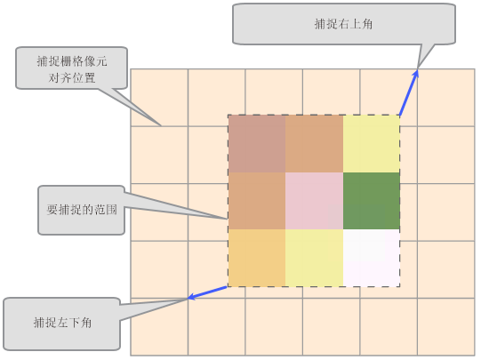 捕捉栅格