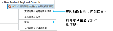 分析器消息快捷菜单